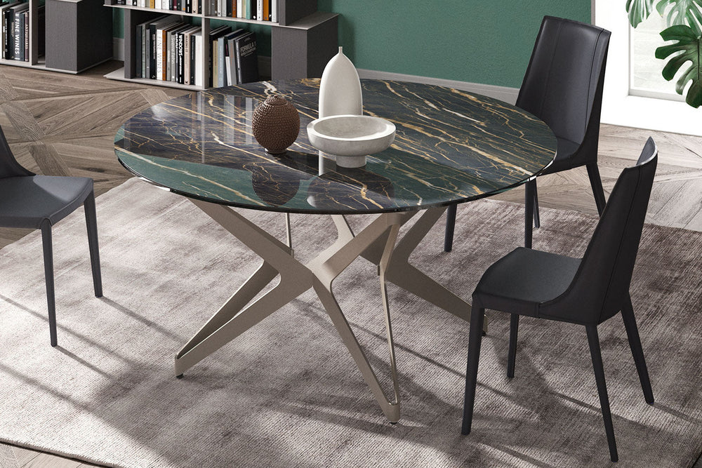 Big Round Fisso Dining Table Dining Tables Ozzio Italia