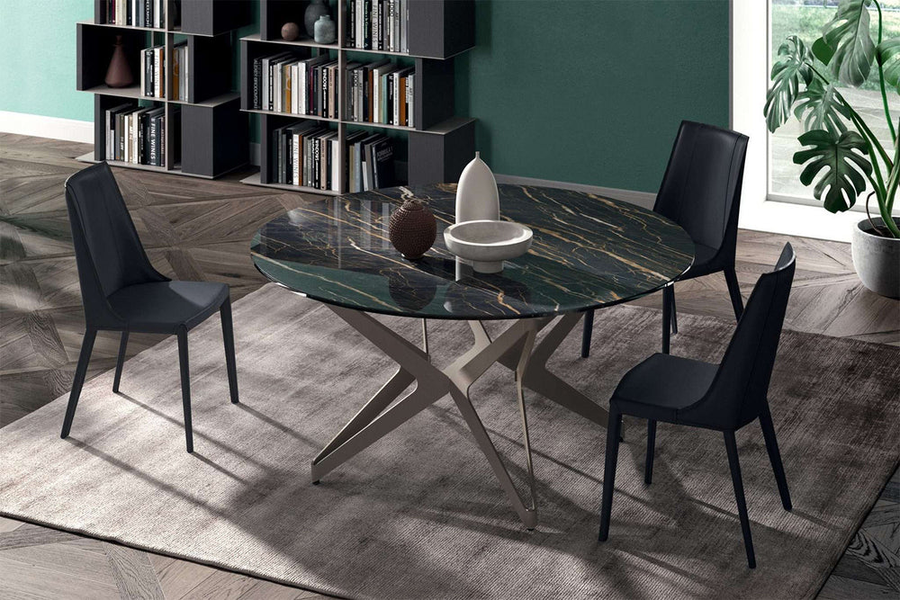Big Round Fisso Dining Table Dining Tables Ozzio Italia