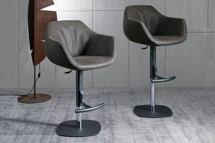 Boris Adjustable Bar Stool Bar + Counter Stools Ozzio Italia