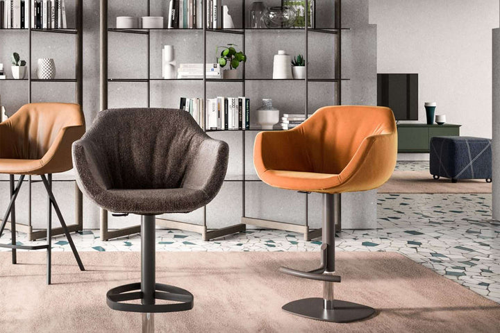 Boris Adjustable Bar Stool Bar + Counter Stools Ozzio Italia