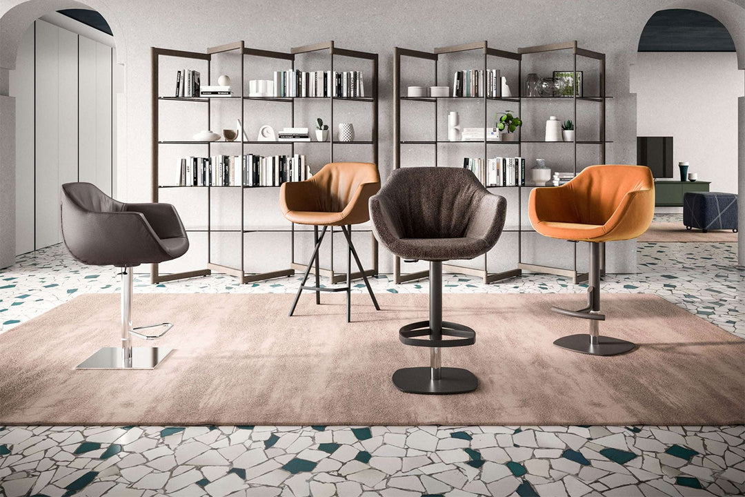Boris Adjustable Bar Stool Bar + Counter Stools Ozzio Italia