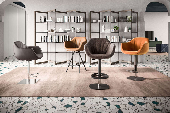 Boris Adjustable Bar Stool Bar + Counter Stools Ozzio Italia