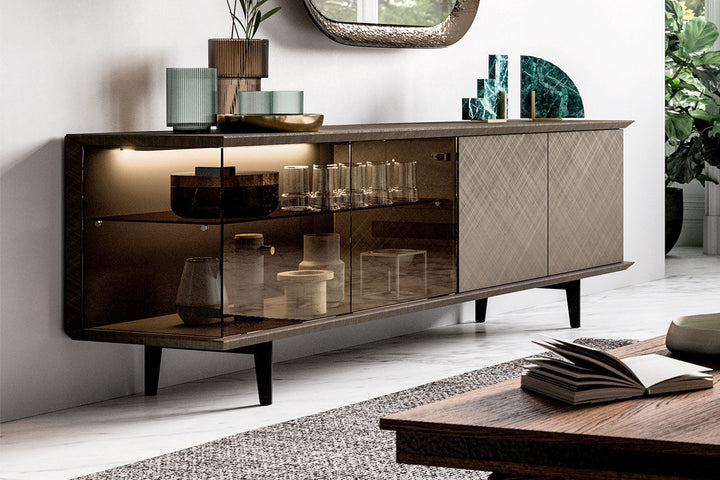 Brera Vetro Sideboard Buffets + Sideboards Ozzio Italia