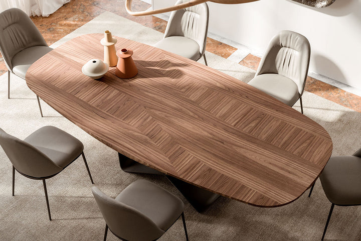 Gem Wood Dining Table Dining Tables Ozzio Italia