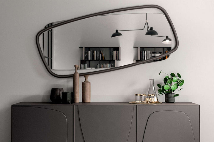 Golden Wood Mirror Mirrors Ozzio Italia
