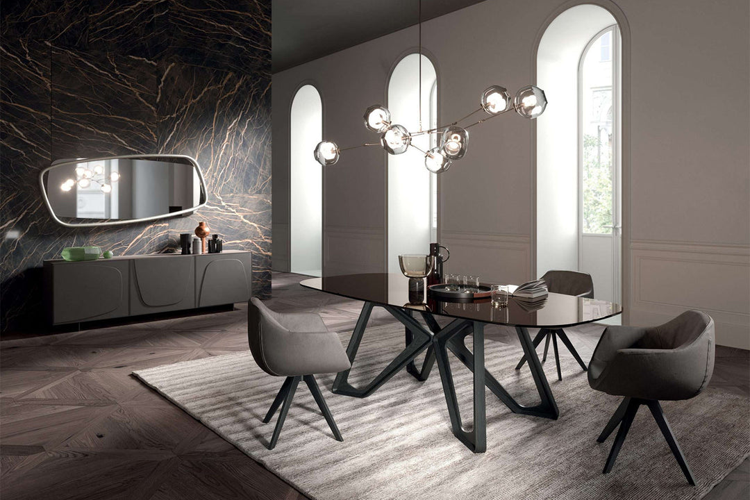 Golden Wood Mirror Mirrors Ozzio Italia
