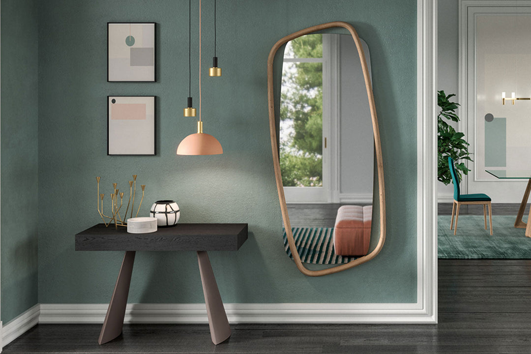 Golden Wood Mirror