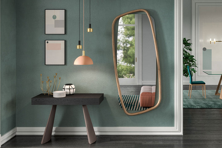 Golden Wood Mirror