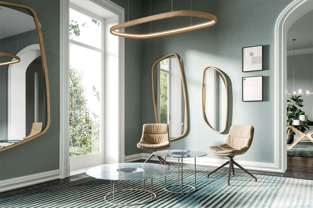 Golden Wood Mirror Mirrors Ozzio Italia