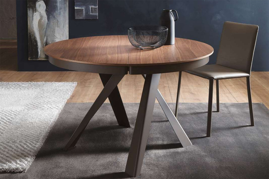 Lunette Hard Leather Dining Chair Dining Chairs Ozzio Italia