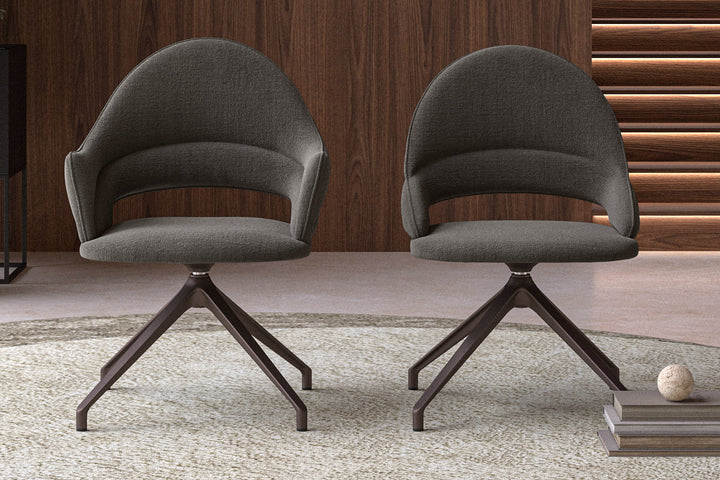 Marina Swivel Dining Chair Dining Chairs Ozzio Italia