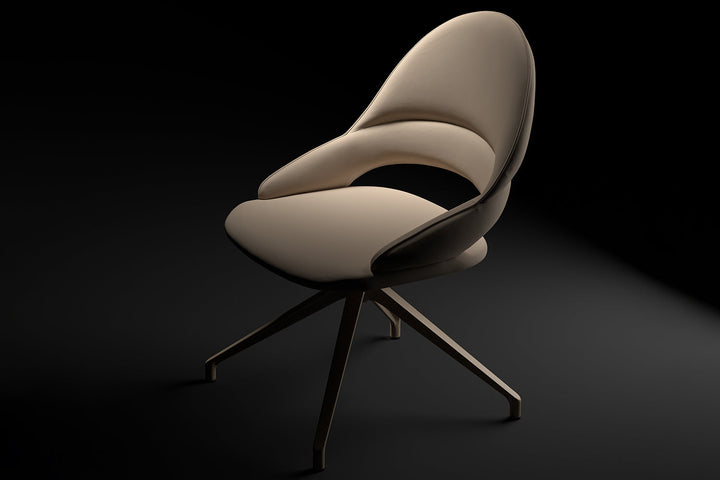 Marina Swivel Dining Chair Dining Chairs Ozzio Italia