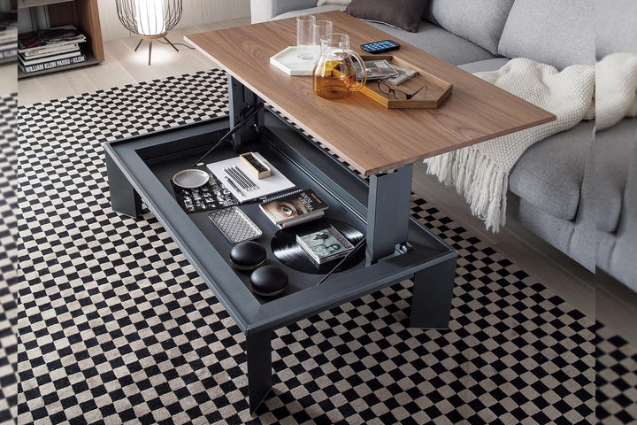 Metrino Lift-Up Coffee Table Coffee Tables Ozzio Italia