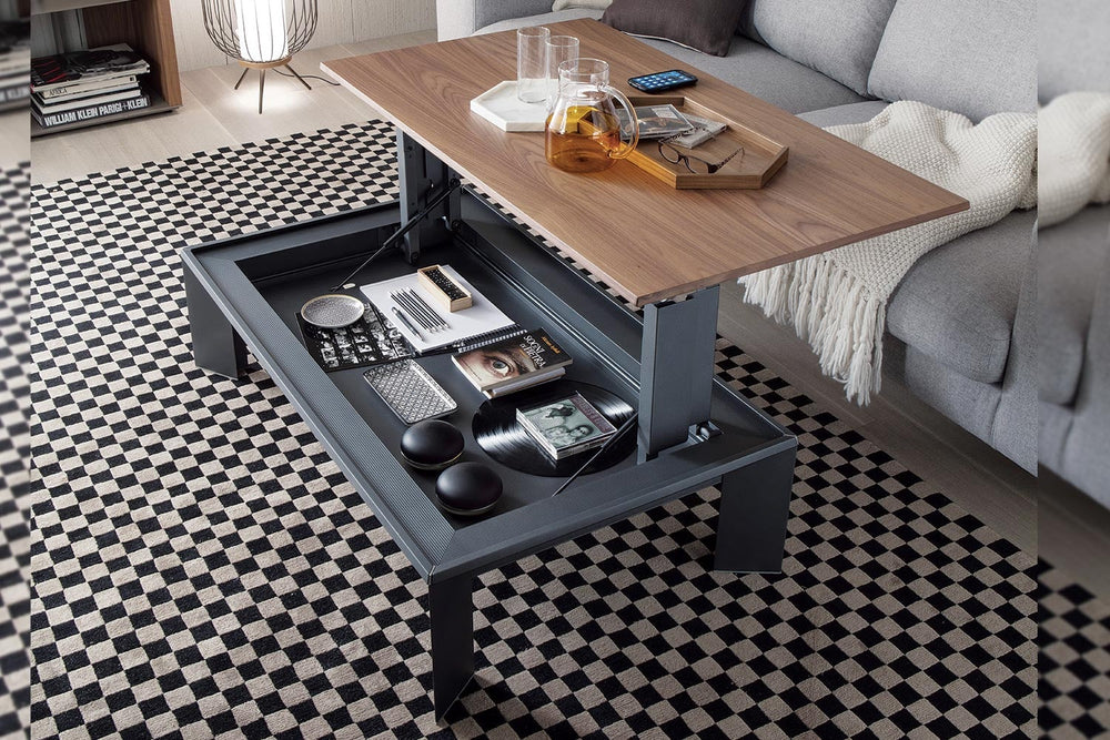 Metrino Lift-Up Coffee Table Coffee Tables Ozzio Italia