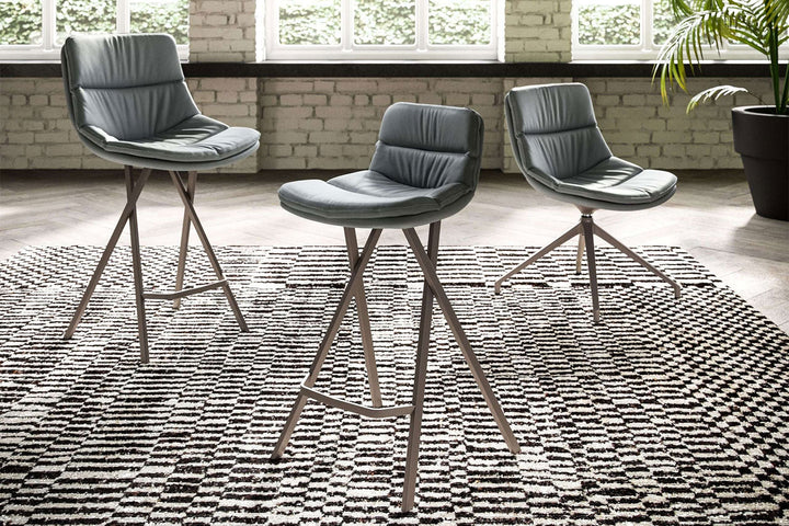 Milo Counter Stool Bar + Counter Stools Ozzio Italia