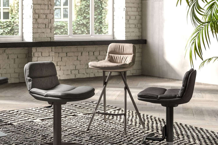 Milo Counter Stool Bar + Counter Stools Ozzio Italia