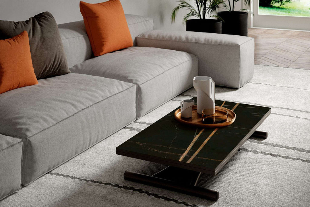 Mondial Cr Transformable Coffee Table Coffee Tables Ozzio Italia