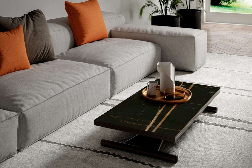 Mondial Cr Transformable Coffee Table Coffee Tables Ozzio Italia