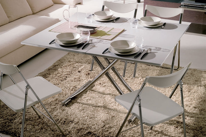 Mondial Cr Transformable Coffee Table Coffee Tables Ozzio Italia