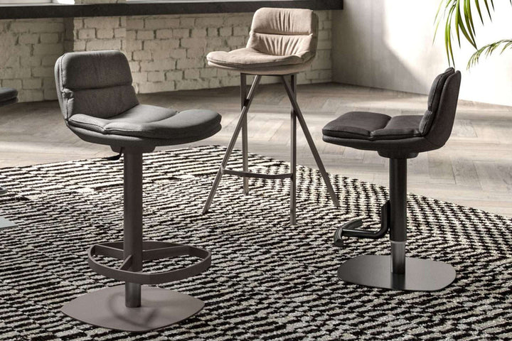Morfeo Adjustable Bar Stool Bar + Counter Stools Ozzio Italia