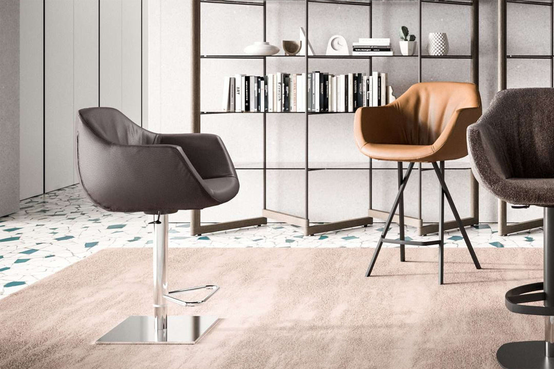 Nemo Adjustable Bar Stool Bar + Counter Stools Ozzio Italia