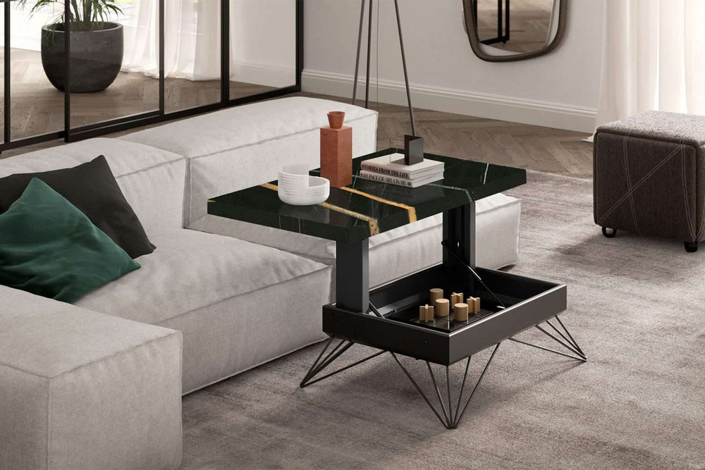 Radius Lift-Up Coffee Table Coffee Tables Ozzio Italia