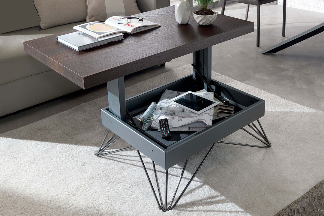 Radius Lift-Up Coffee Table Coffee Tables Ozzio Italia