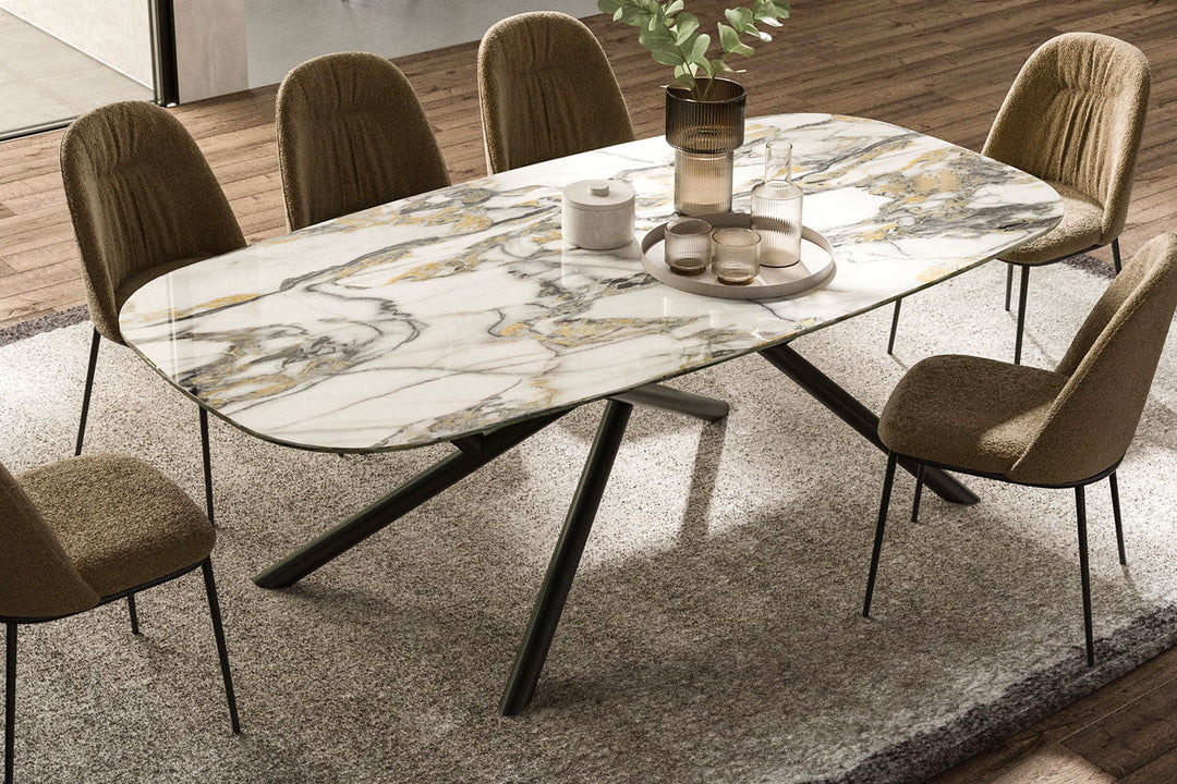 Random Ceramic Dining Table Dining Tables Ozzio Italia
