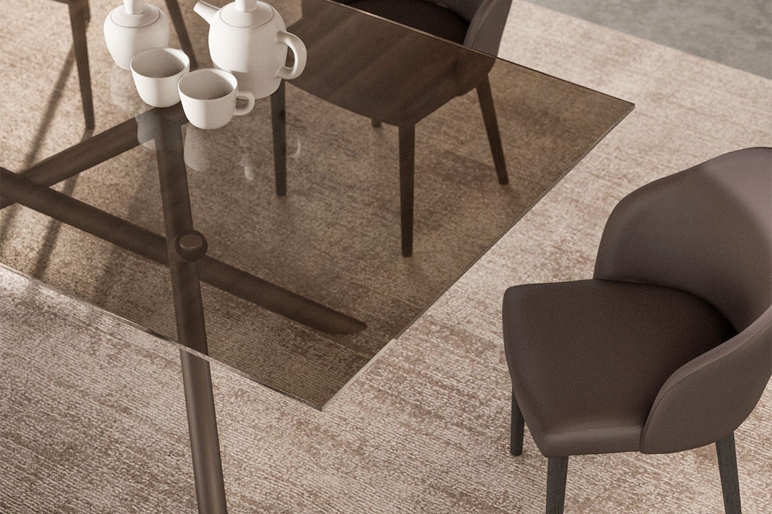 Random Glass Dining Table Dining Tables Ozzio Italia