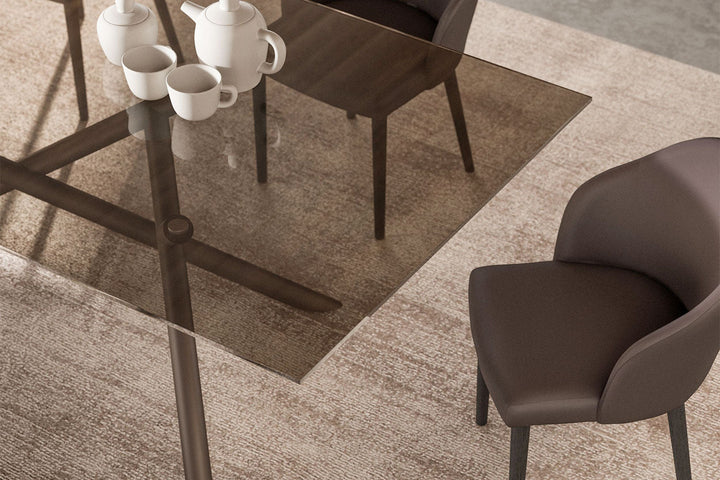 Random Glass Dining Table Dining Tables Ozzio Italia