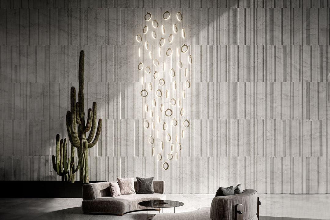 Sole Decentralized Chandelier Ceiling Lights Ozzio Italia