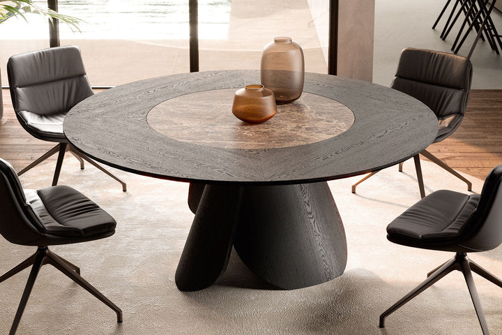 Veliero Swivel Dining Table Dining Tables Ozzio Italia