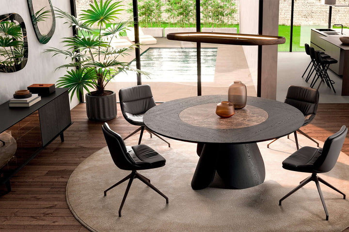 Veliero Swivel Dining Table Dining Tables Ozzio Italia