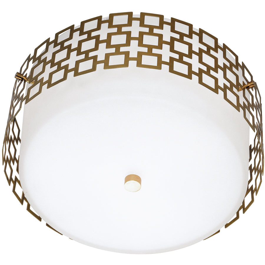 Parker Flush Mount Jonathan Adler Brass