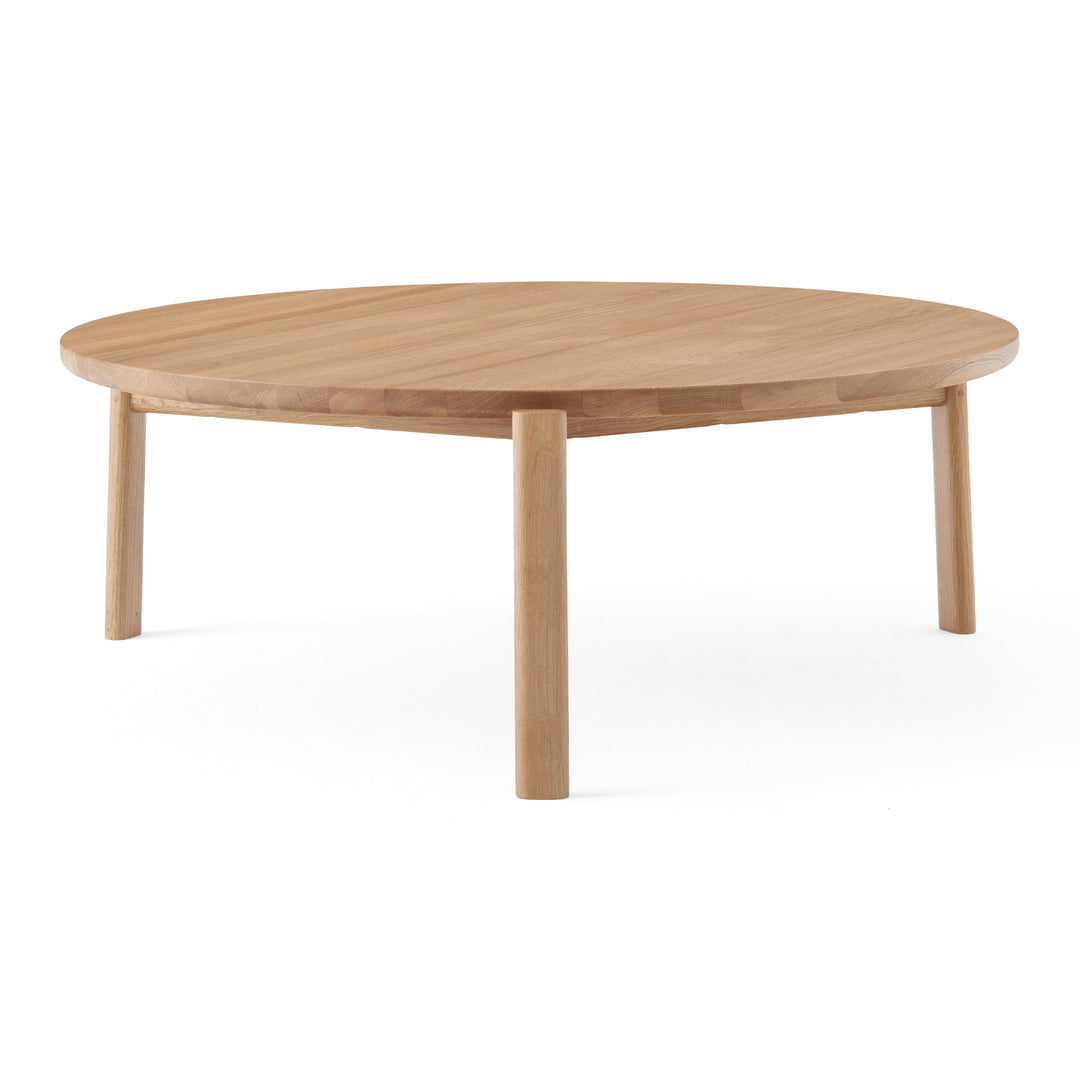Passage Coffee Table Tables Audo Copenhagen Natural Oak Large: 35.4 in diameter