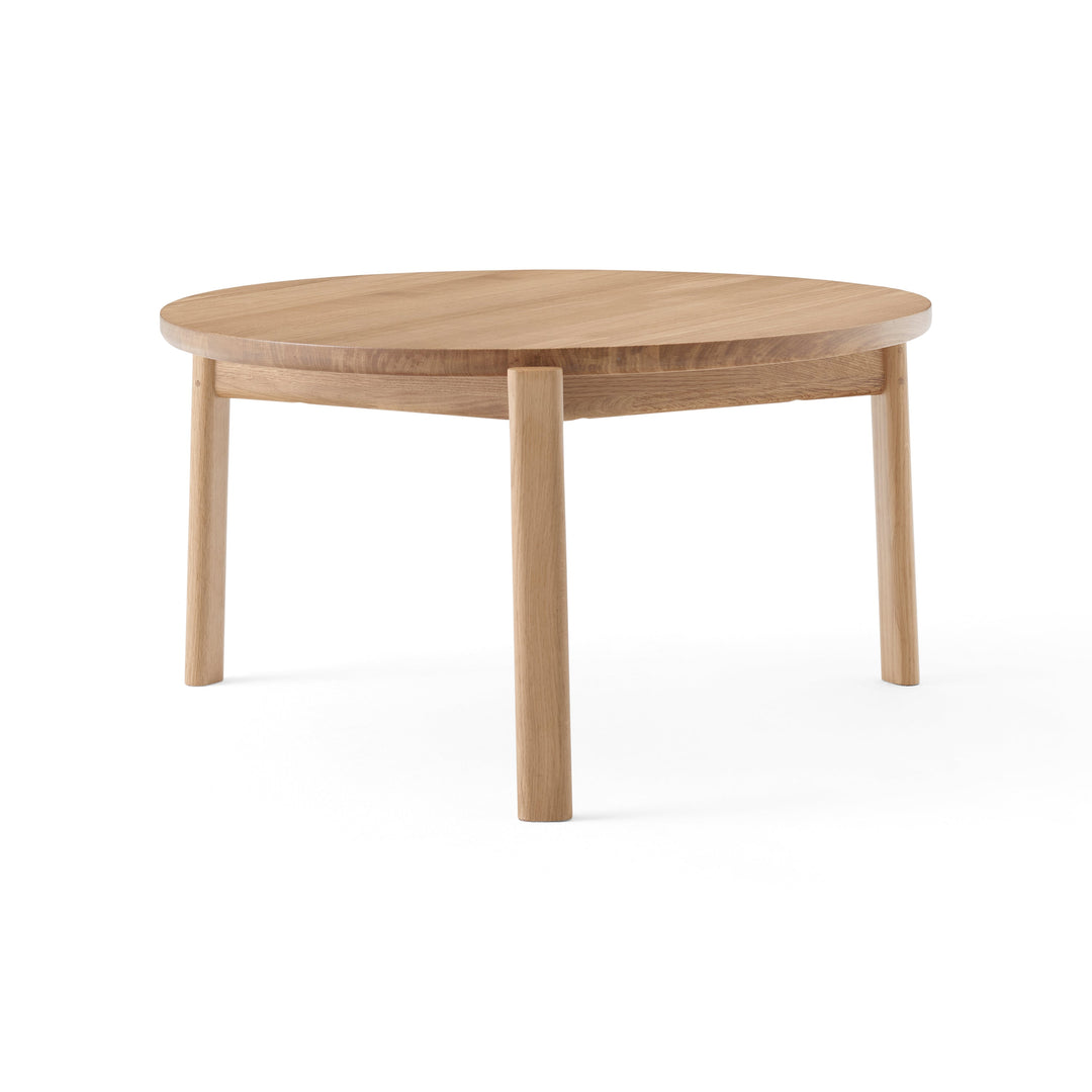 Passage Coffee Table Tables Audo Copenhagen Natural Oak Medium: 27.6 in diameter