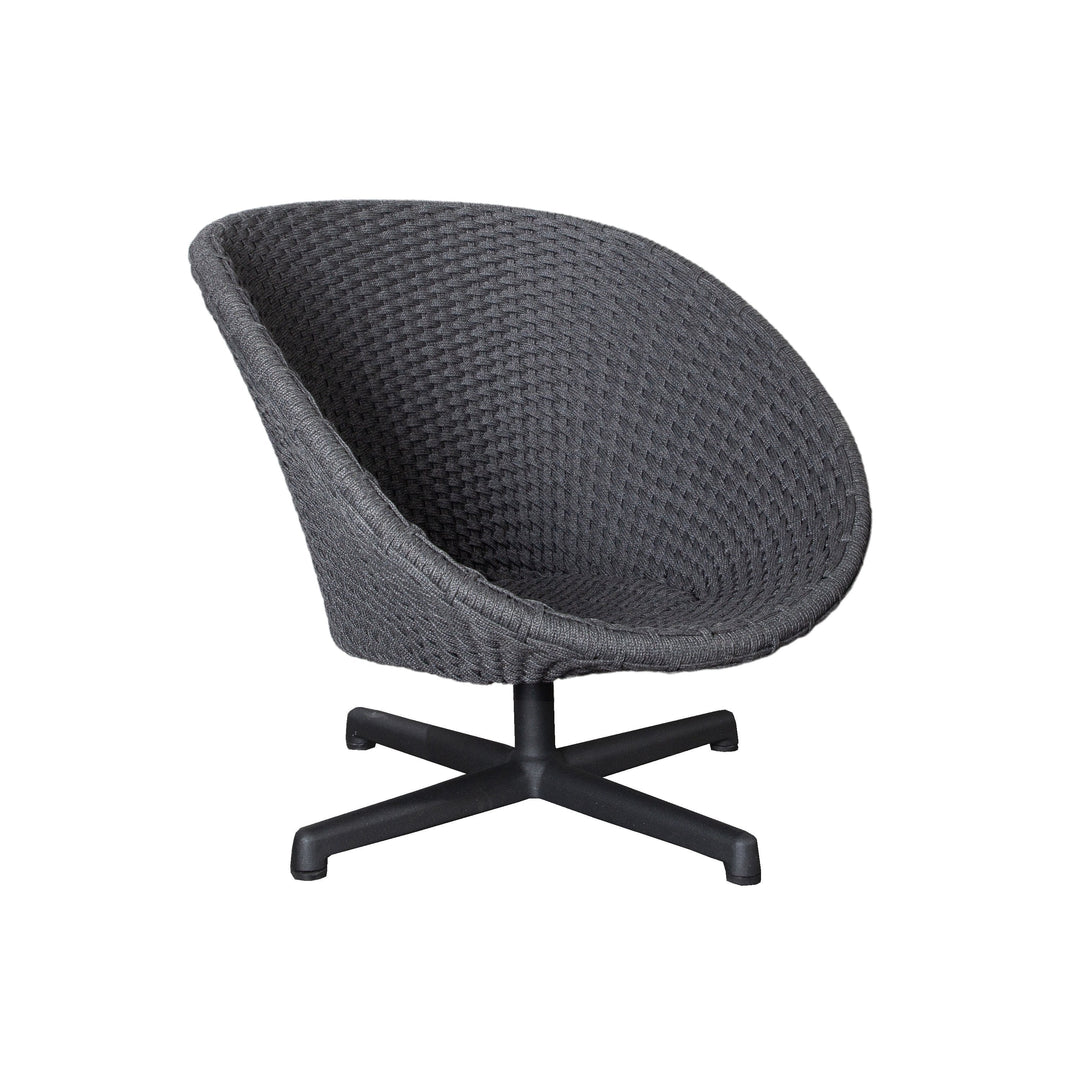 Peacock Outdoor Lounge Chair with Swivel Base Outdoor Chairs Cane-line Chair Only