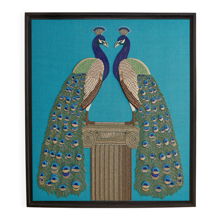 Peacock Beaded Art Jonathan Adler Default Title