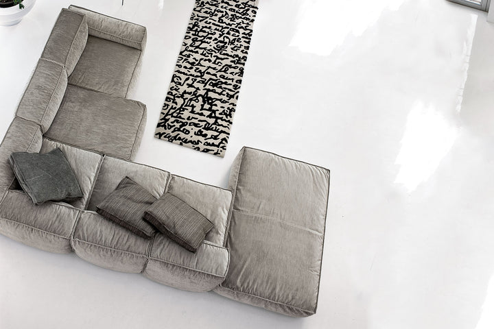 Peanut B Corner Sectional Sofa With Peninsula Bonaldo