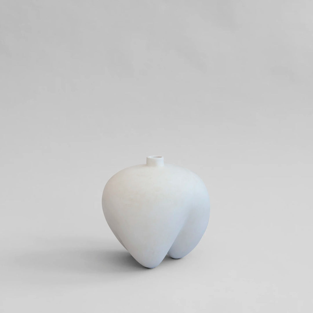 Sumo Vase, Mini - Bone White Vases 101 Copenhagen   