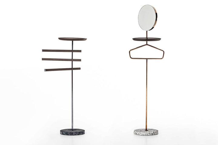 Contralto Coat Rack with Mirror Coat Racks Pianca