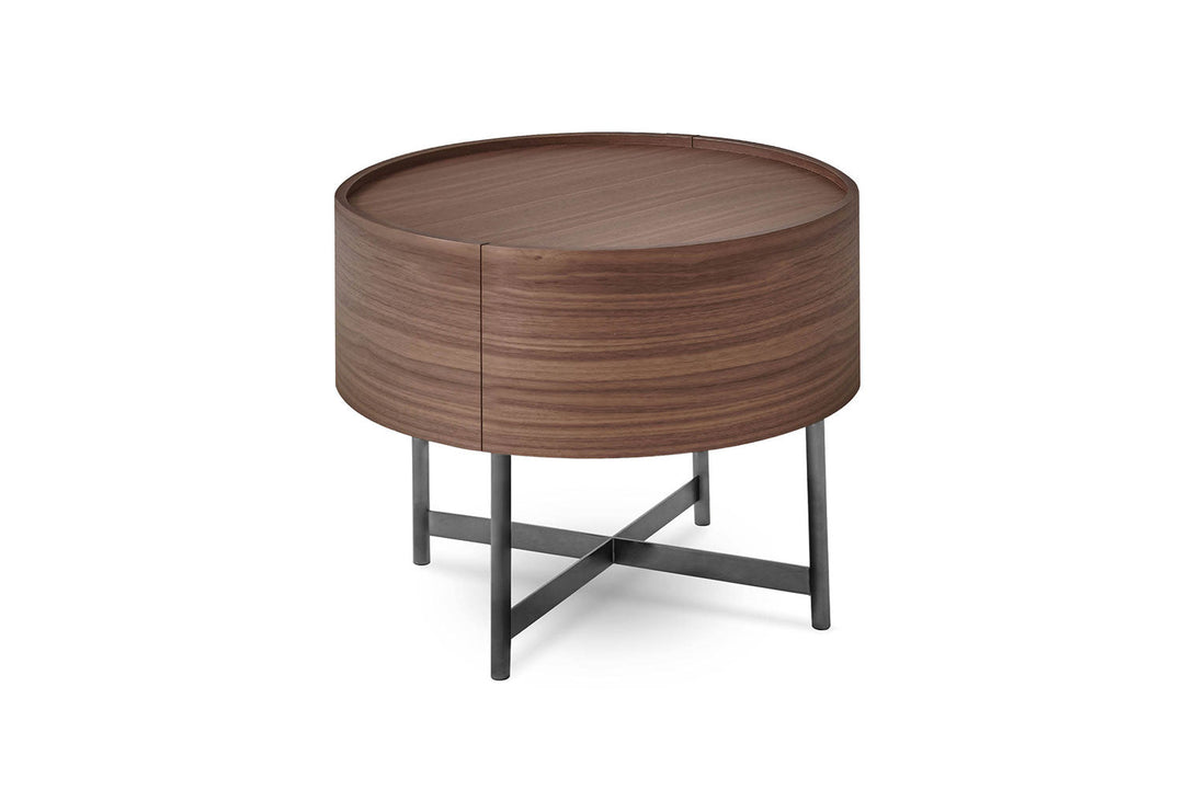 Dedalo Nighstand with Base Quickship Nightstands Pianca