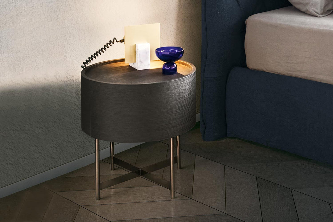 Dedalo Nightstand with Base Nightstands Pianca