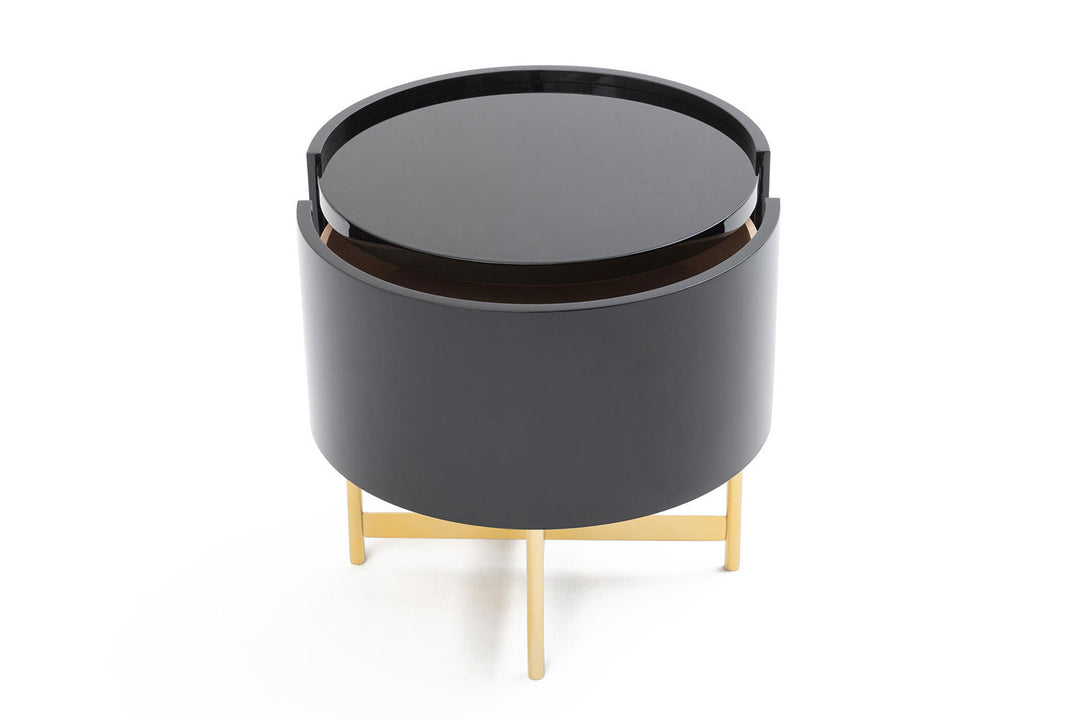 Dedalo Nightstand with Base Nightstands Pianca