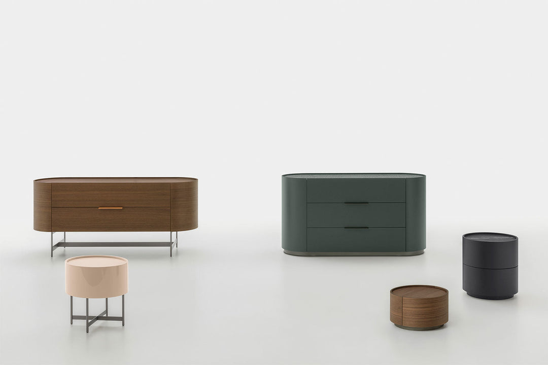 Dedalo Nightstand with Base Nightstands Pianca