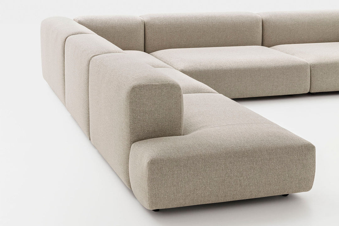 Delano Up Corner Sectional Sofa with Peninsula Sectionals Pianca