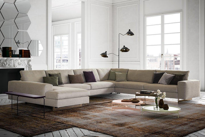 Duo J-Shape Sectional Sofa Sectionals Pianca