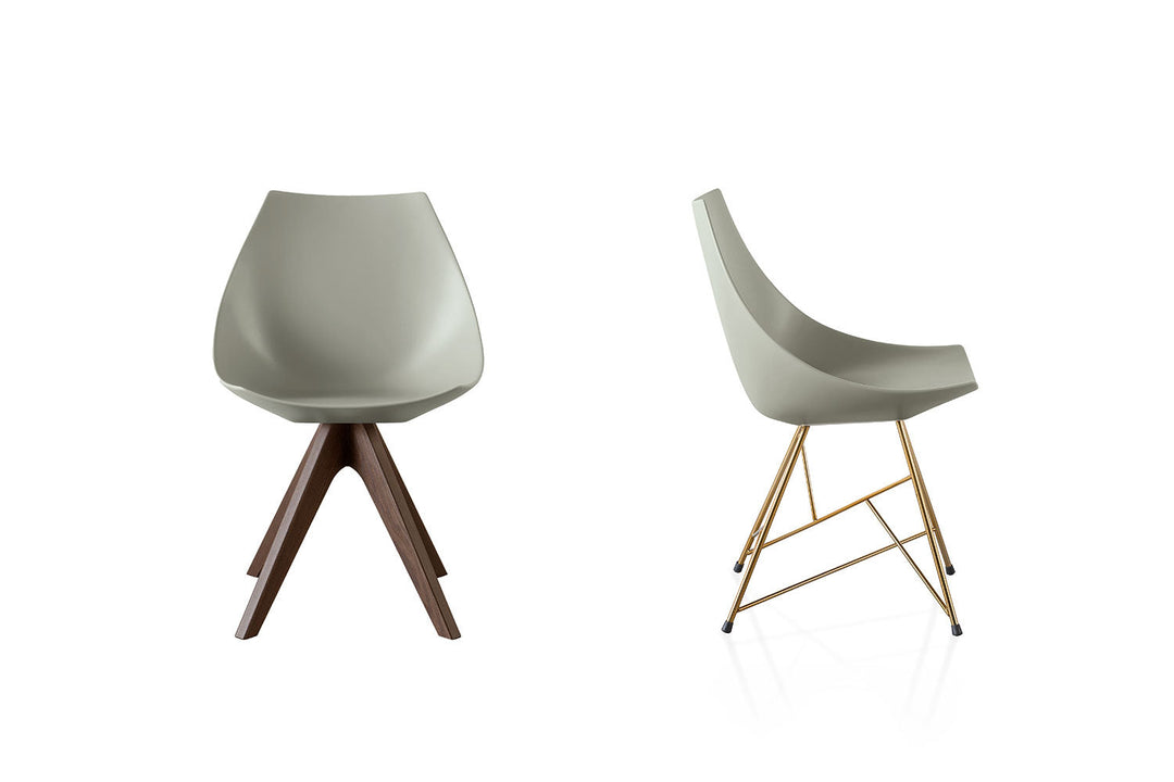 Gamma Dining Chair with Star Base Dining Chairs Pianca