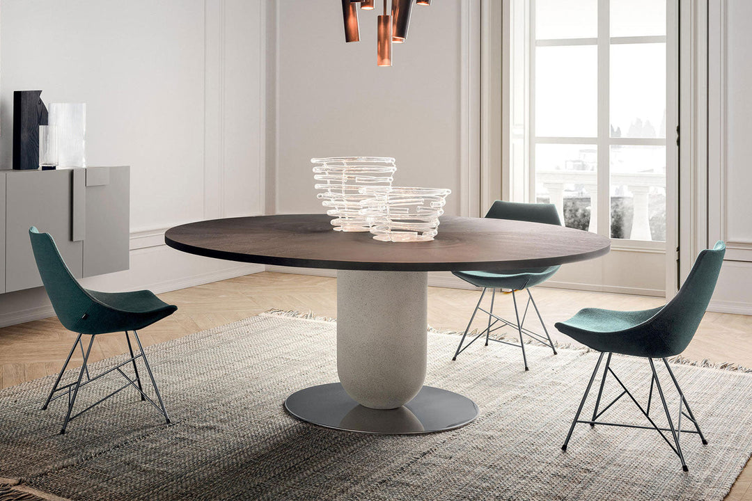 Gamma Upholstered Dining Chair with Star Base Dining Chairs Pianca