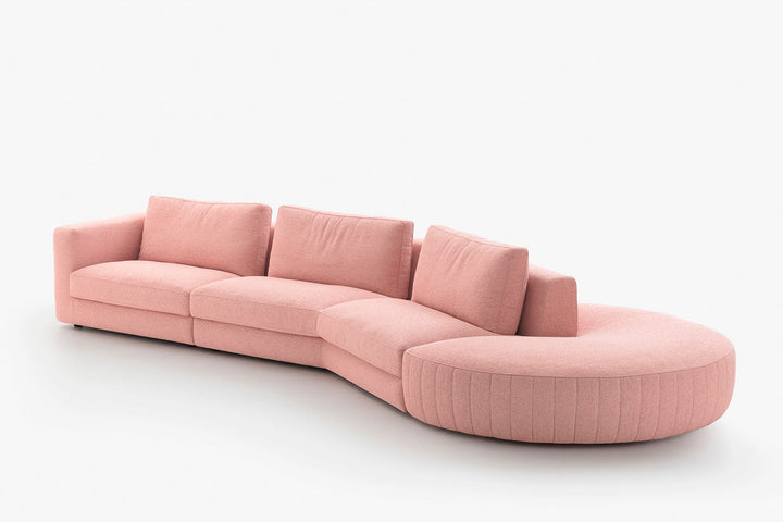 Nice Curved Sofa with Peninsula Sofas Pianca